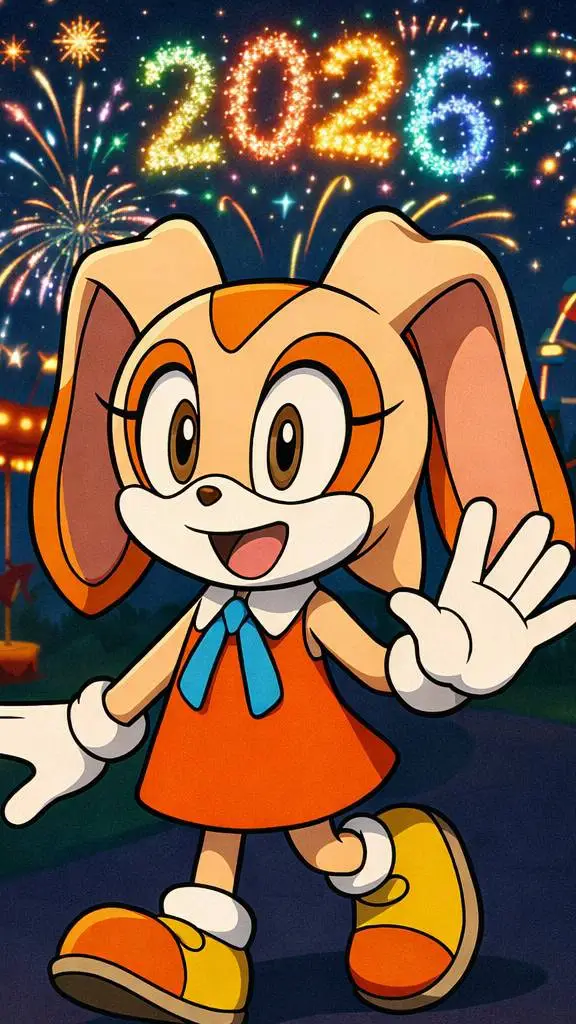 ai character: Cream The Rabbit background