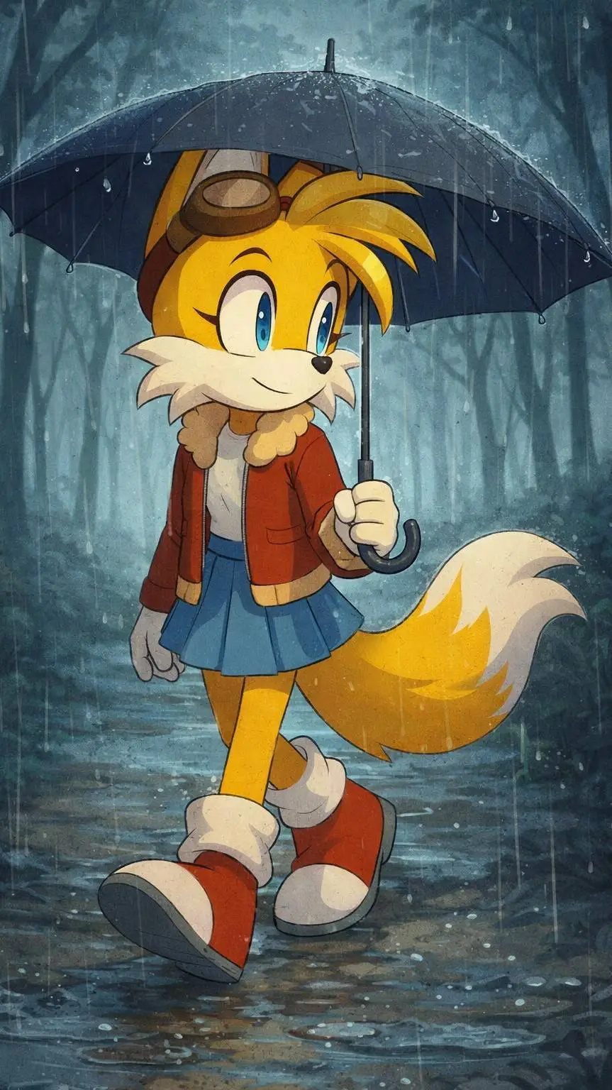 ai character: Neko Tails background