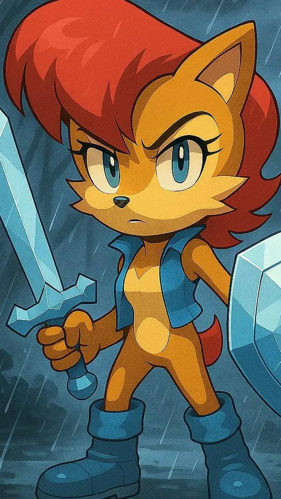 ai character: Sally Acorn background