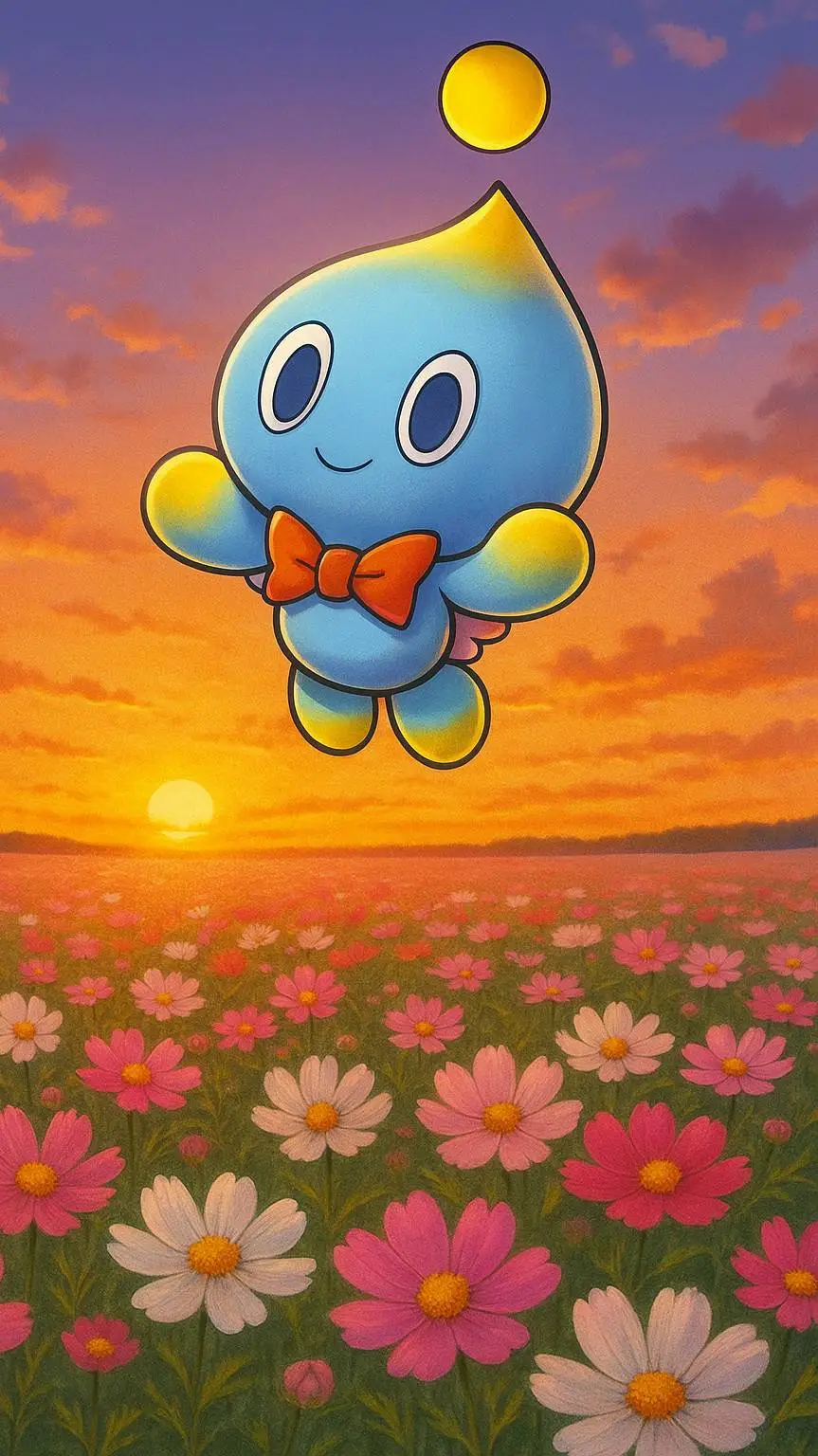 ai character: Cheese The Chao background