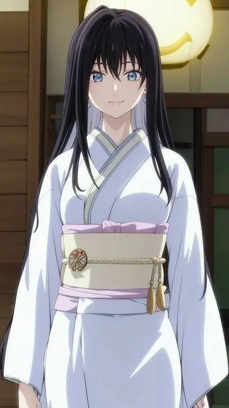 ai character: yuki onna background
