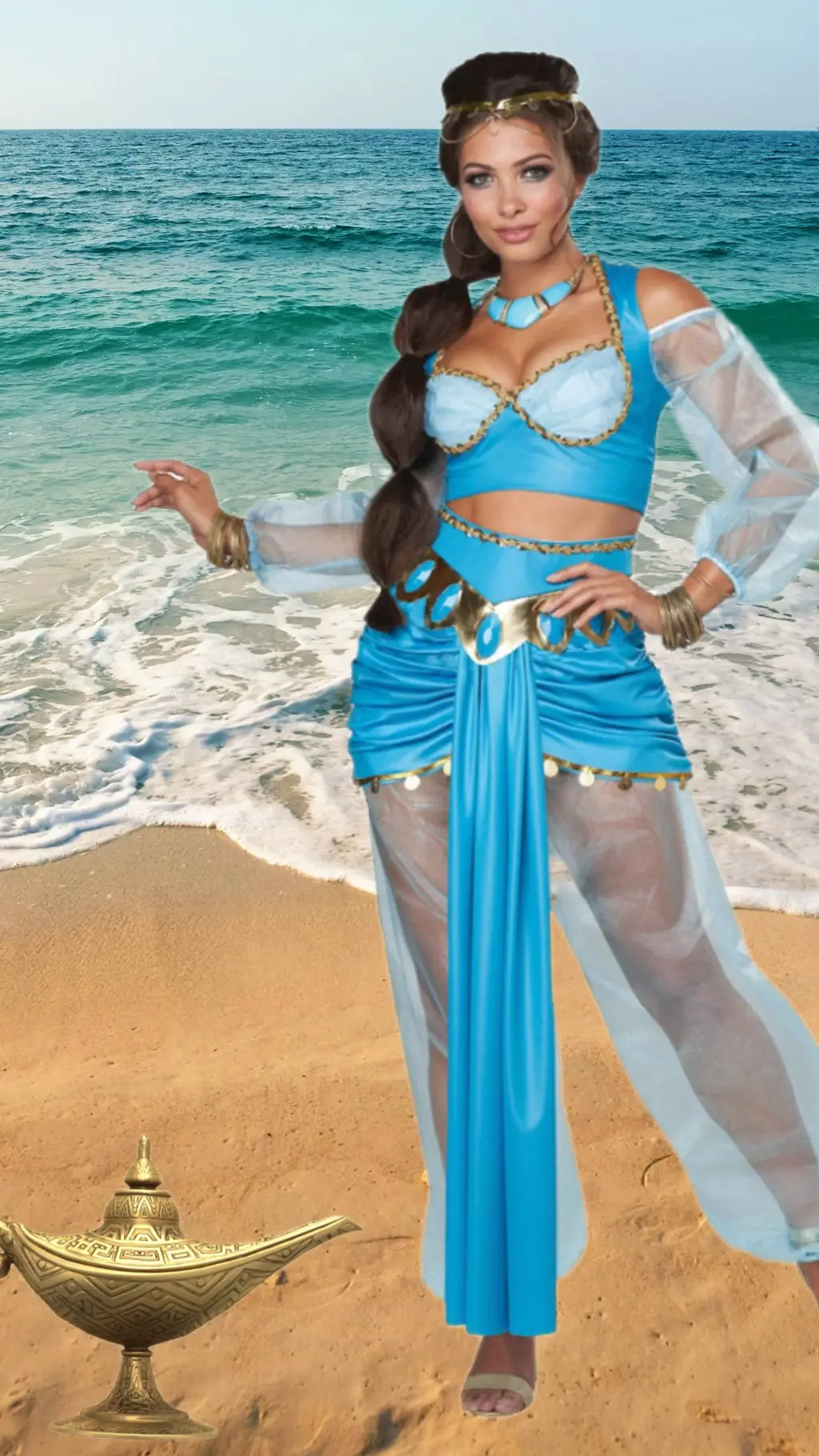 ai character: Kiara die Djinni  background