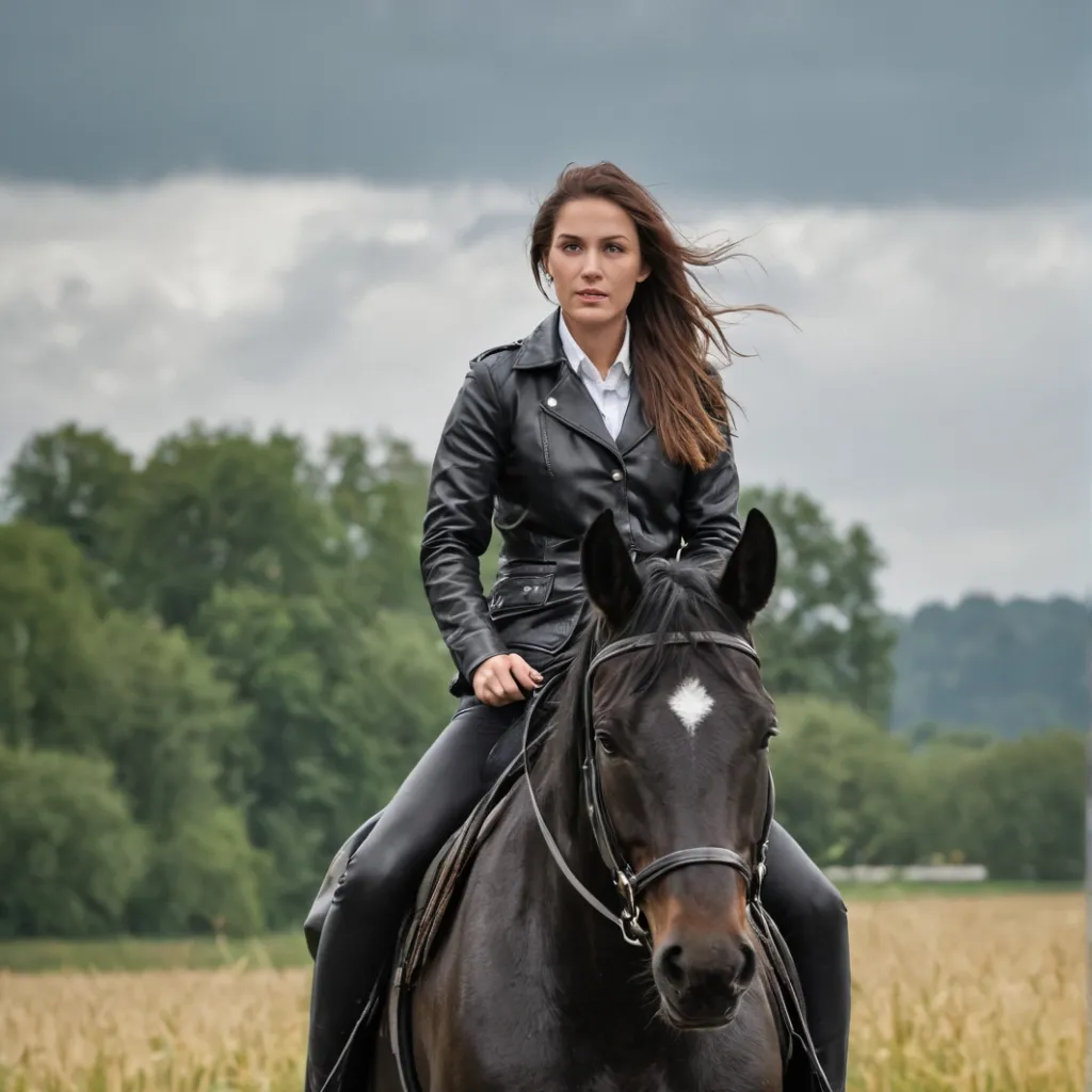 chat with ai character: Lady mit Pferd 