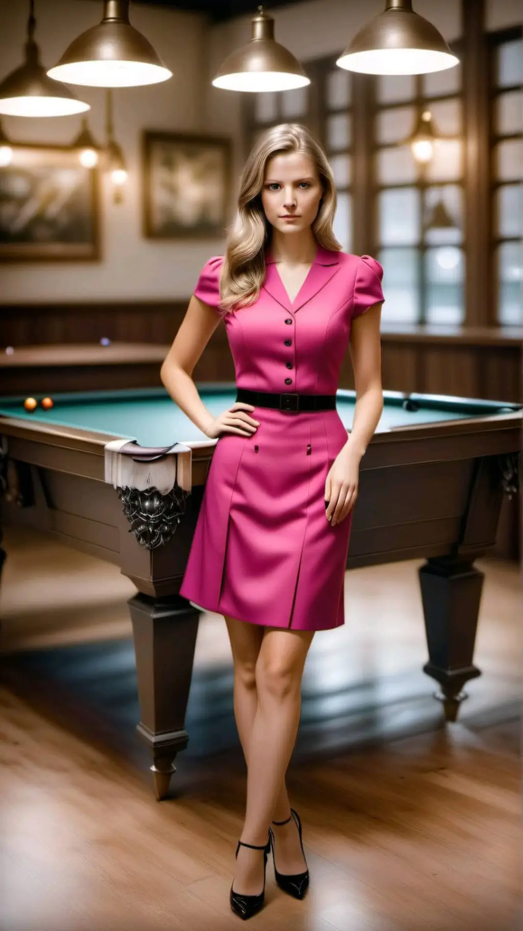 ai character: Billard Bar background