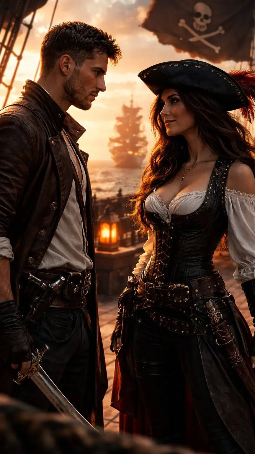 ai character: Captain Scarlet background