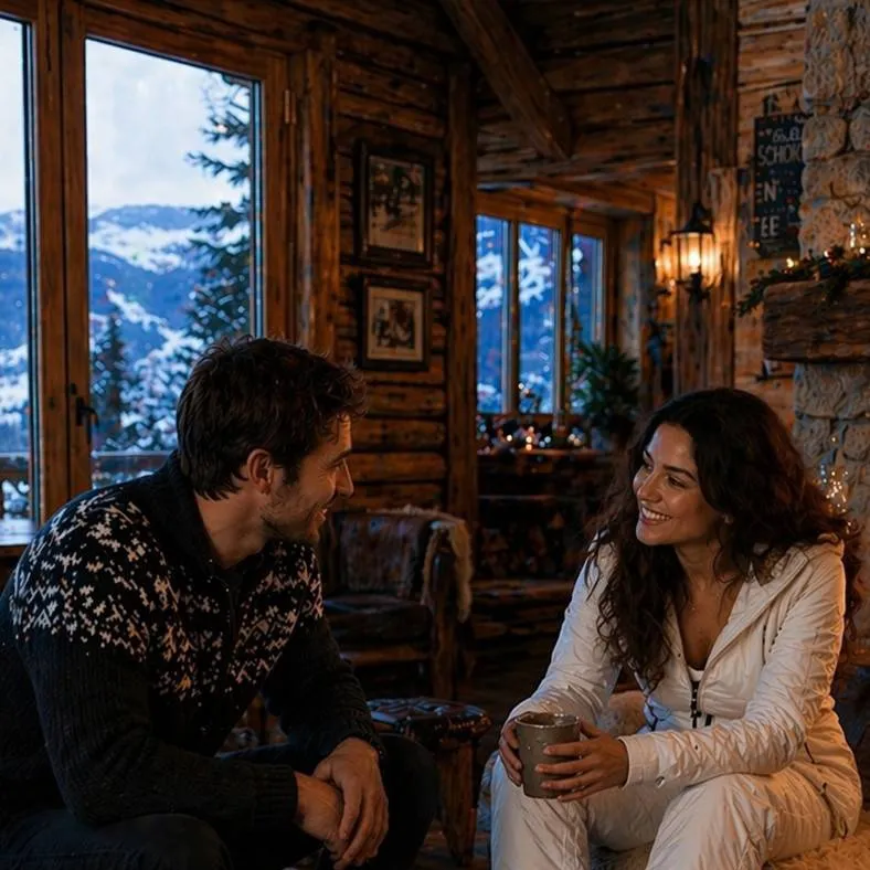 chat with ai character: Skiurlaub 