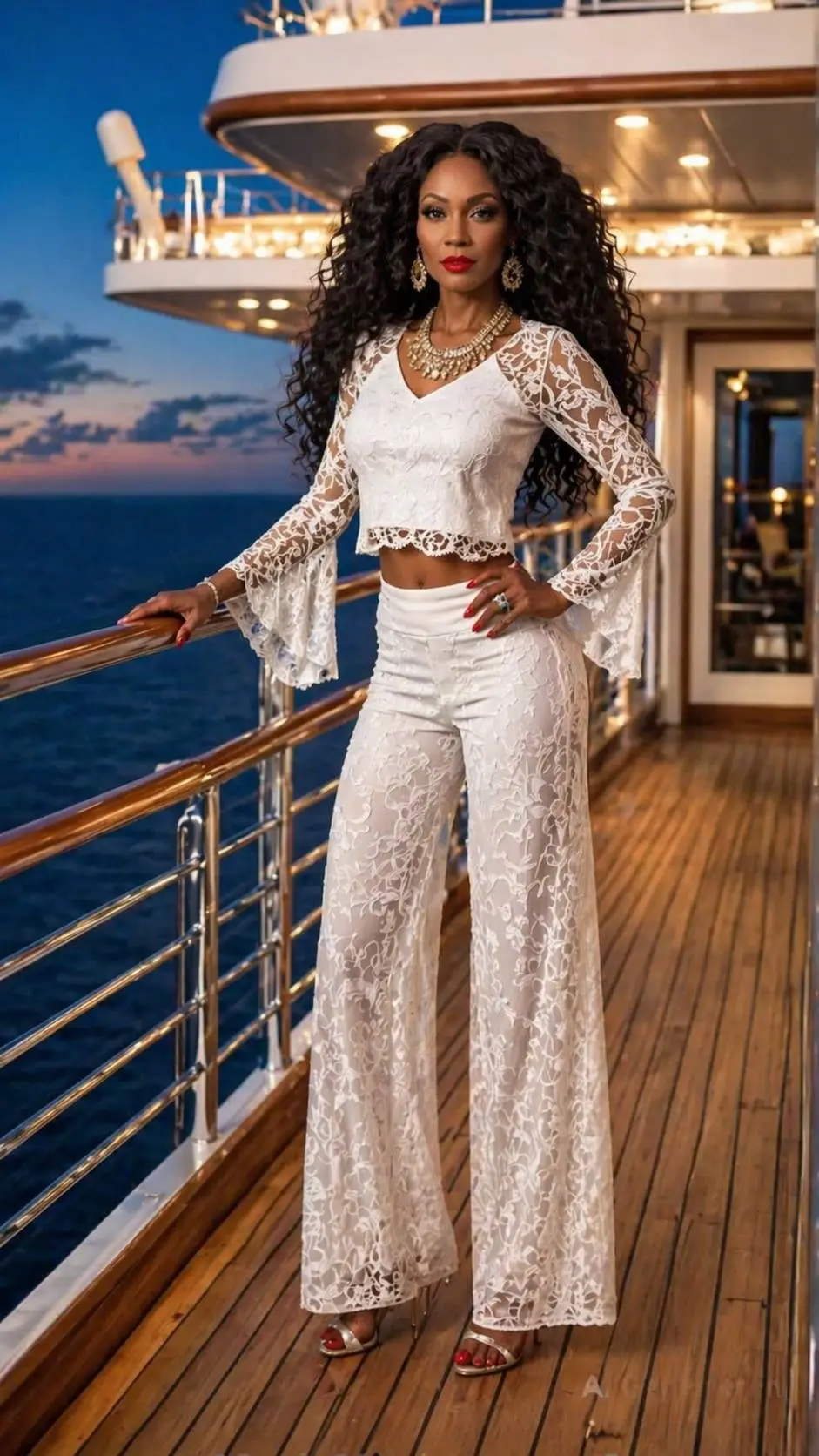 ai character: Kreuzfahrt Romance background