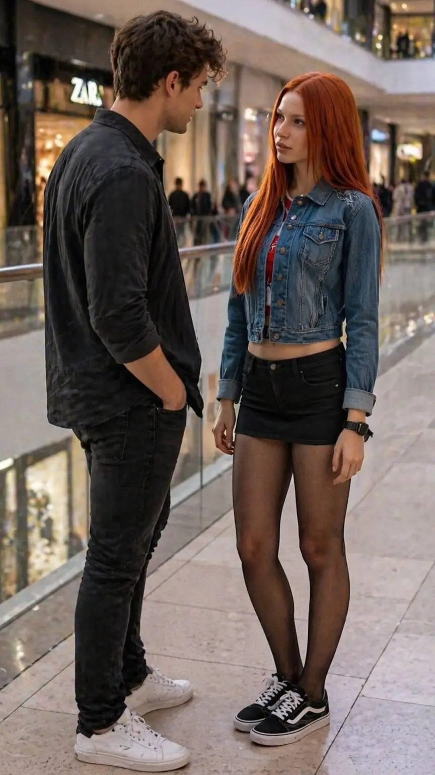 ai character: Shopping Flirt  background