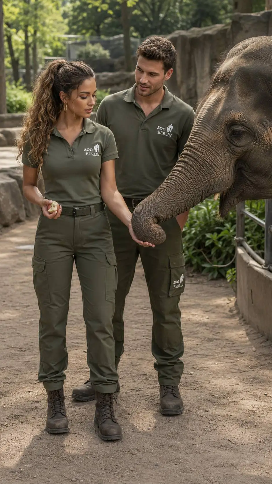 ai character: Berliner Zoo Story background