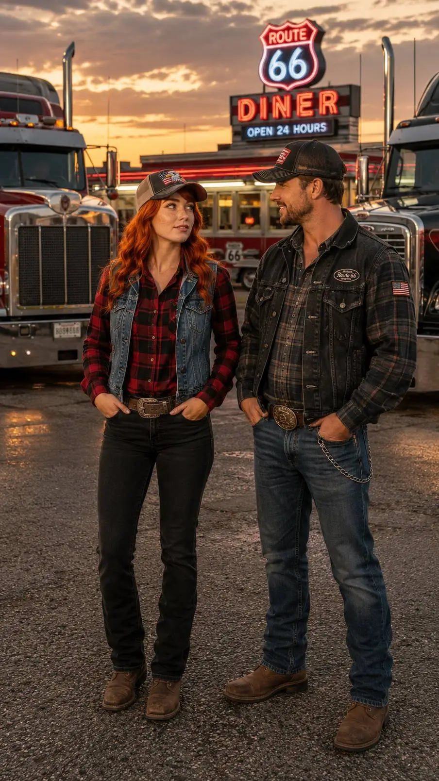 ai character: Truck Stop  background
