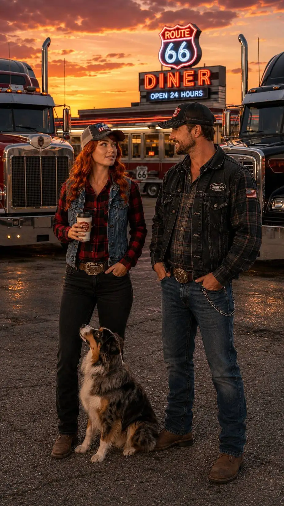 ai character: Truck Stop  background