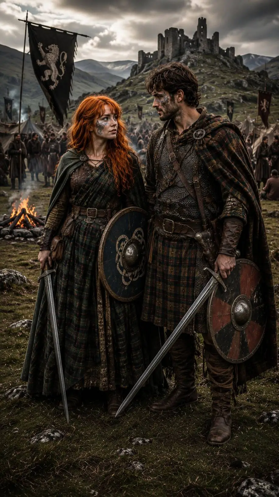 ai character: Braveheart  background