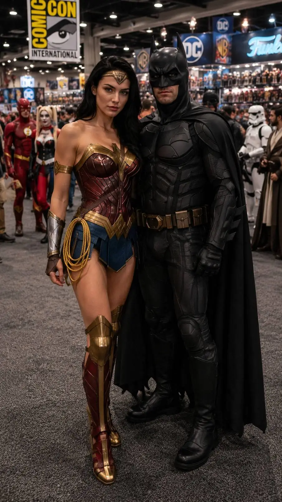 ai character: Comic Con S D  background