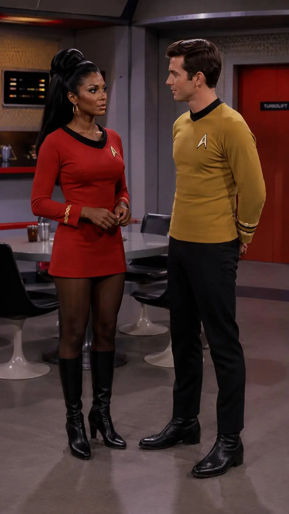 ai character: Star Trek OS background