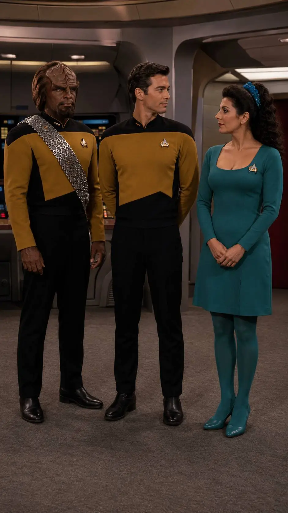 ai character: Star Trek TNG  background