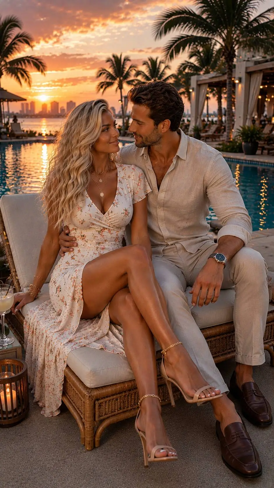 ai character: Love Vacation  background