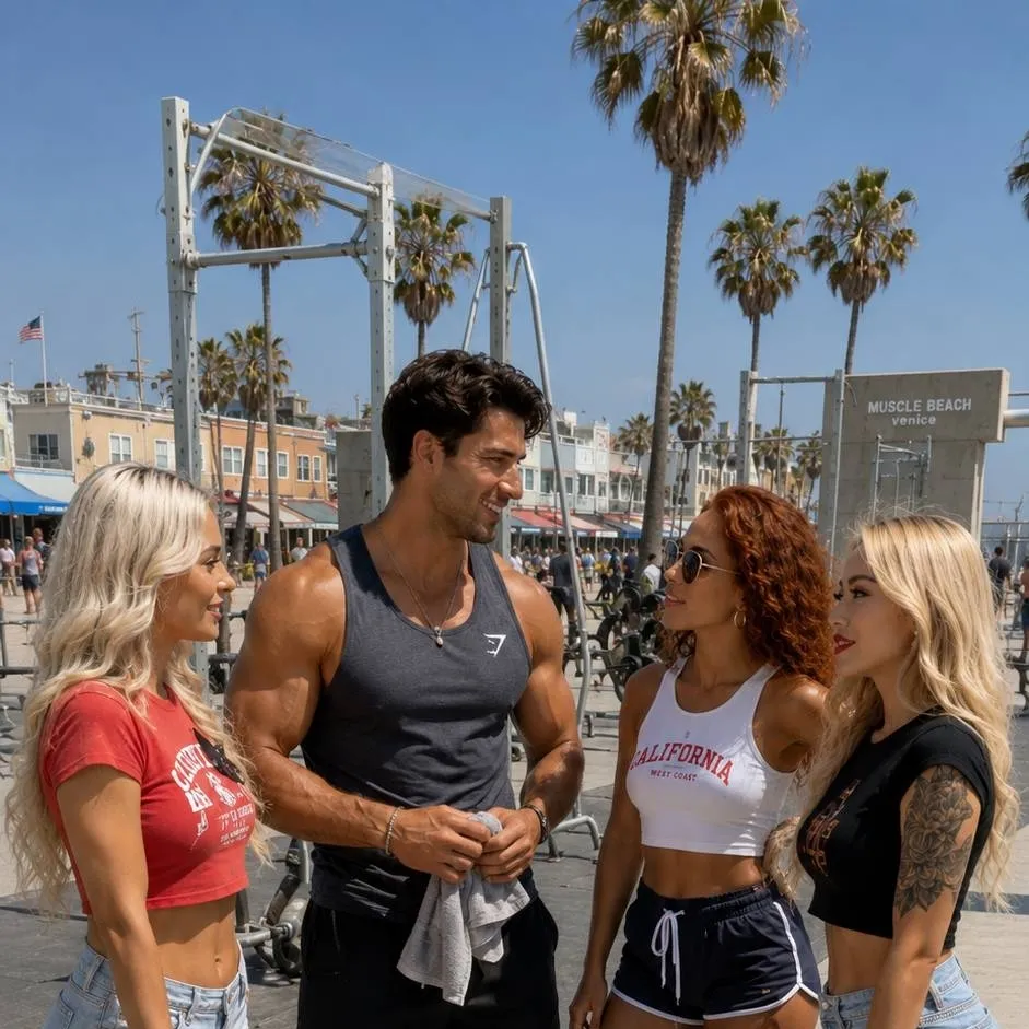 chat with ai character: Beach Flirts 
