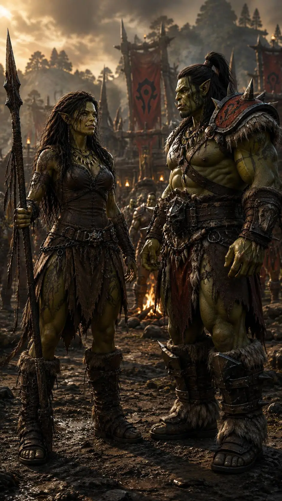 ai character: Orks Mission  background