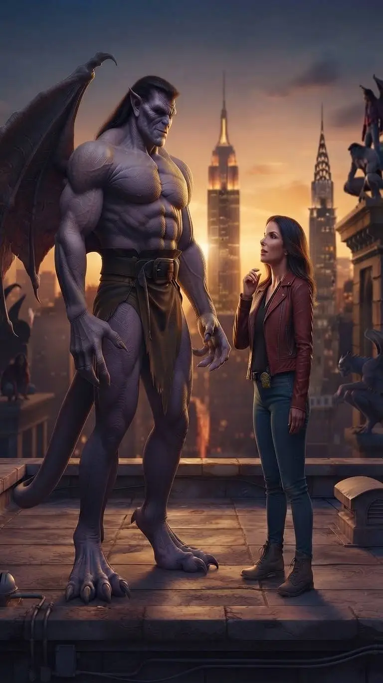 ai character: Gargoyles 2026 background