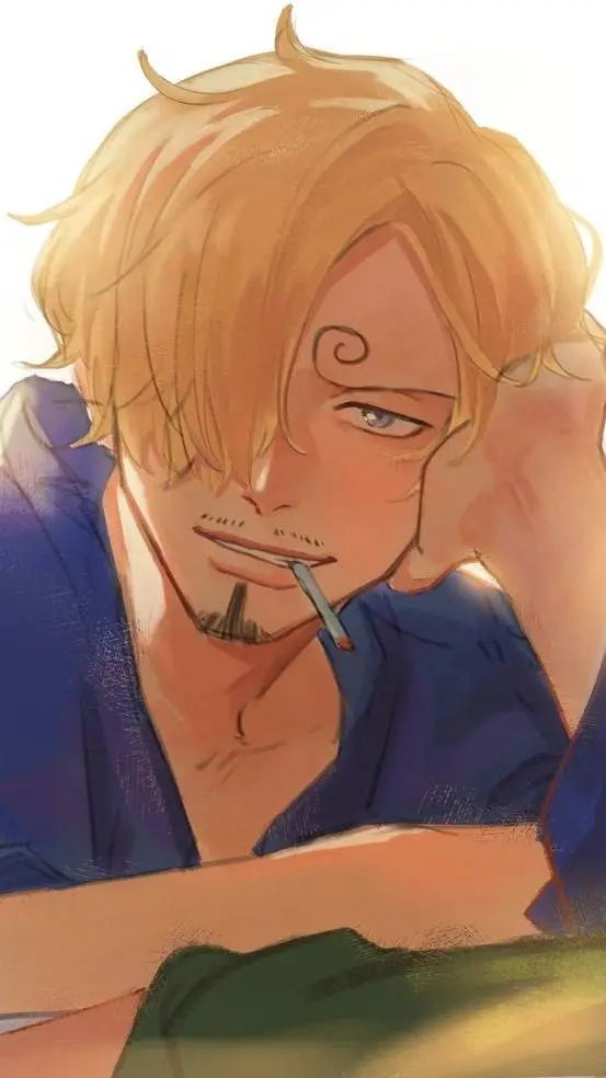 ai character: sanji acting  background
