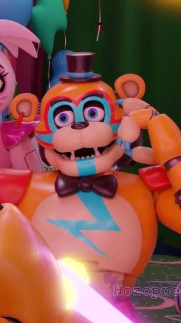 ai character: Glamrock Freddy background