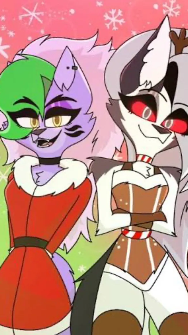 ai character: Roxanne and Loona background