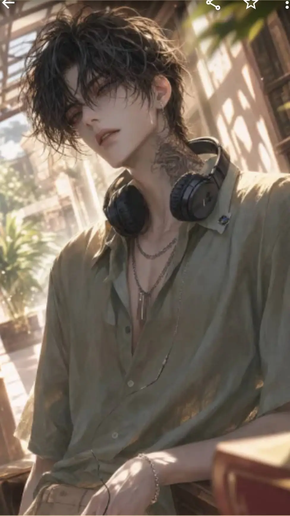 ai character: Jaden Smith background