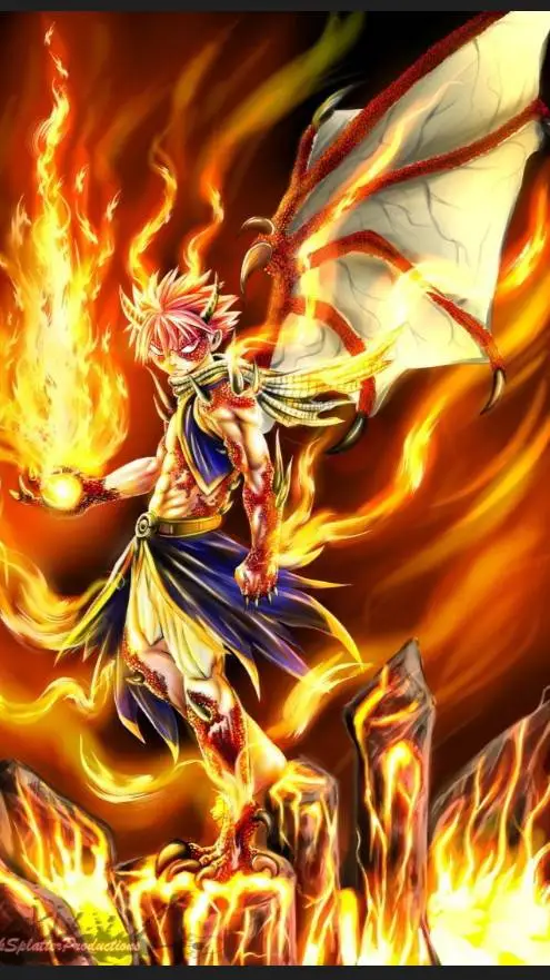 ai character: Natsu forme finale background