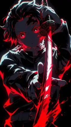 ai character: Tanjiro  background
