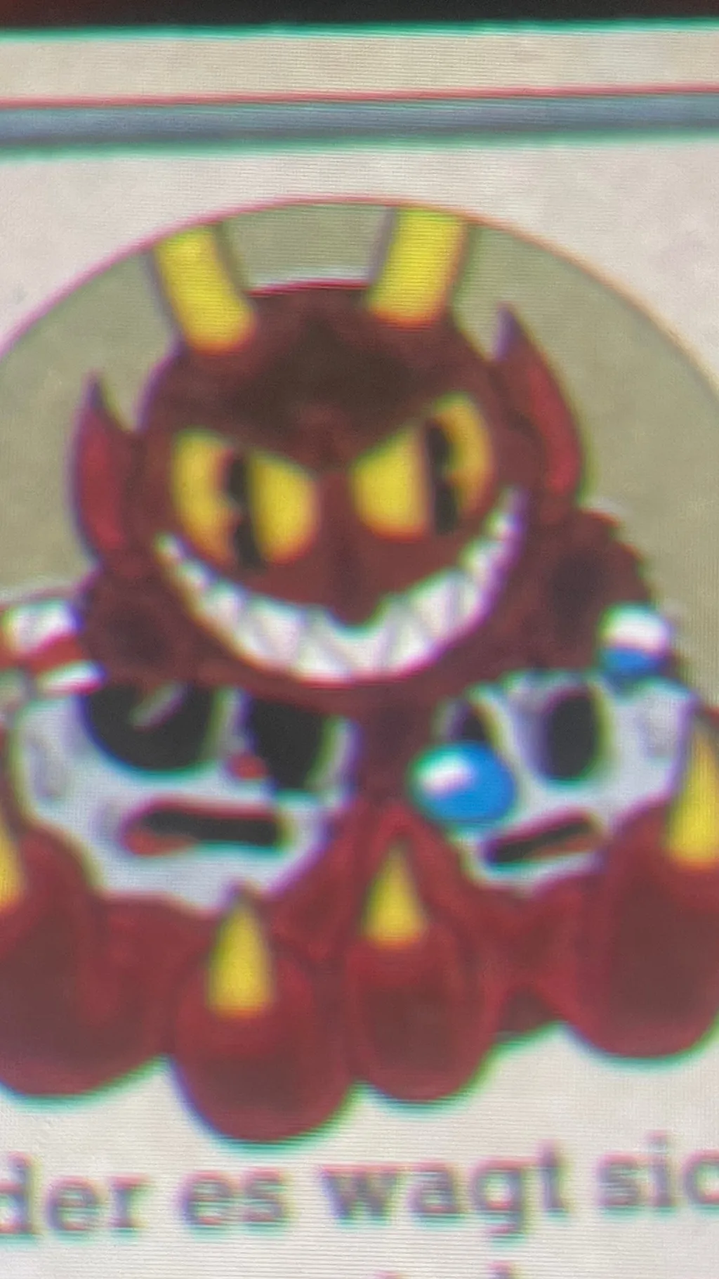 ai character: The devil(cuphead) background