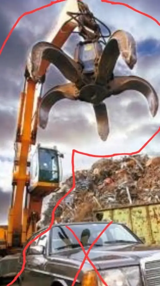 ai character: scrapping crane background