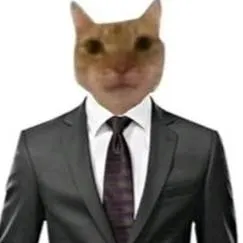chat with ai character: business cat