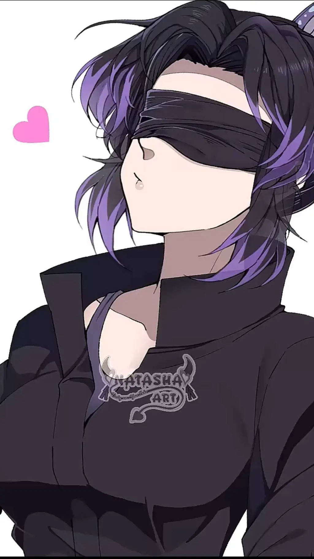 ai character: Shinobu X mha background