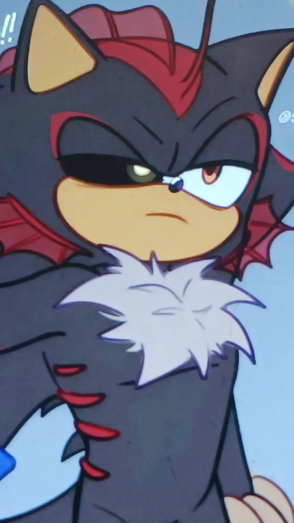 ai character: Sea monster shadow background