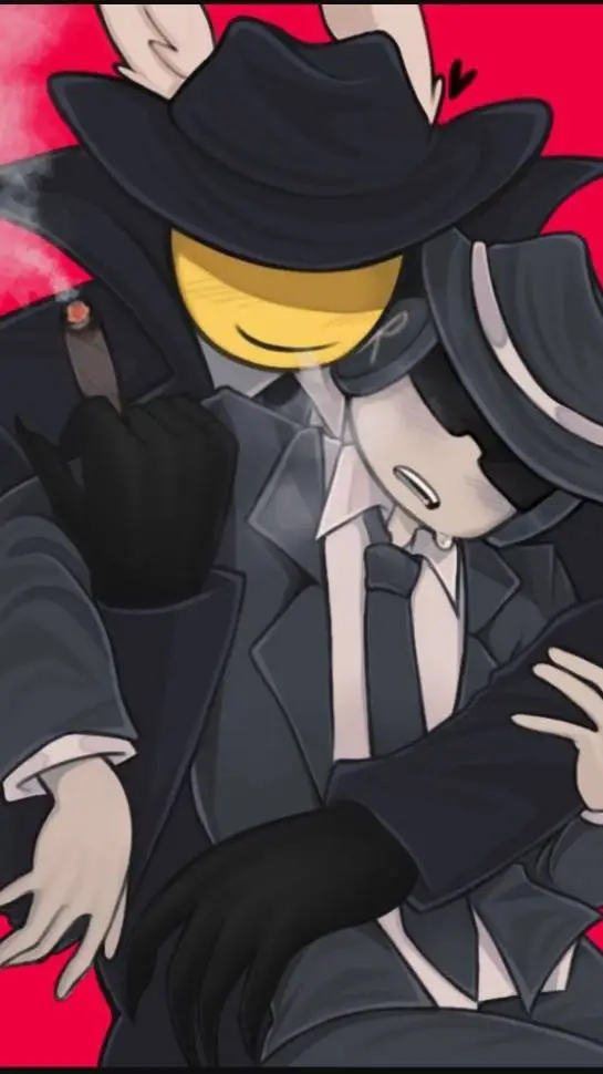 ai character: Double fedora background