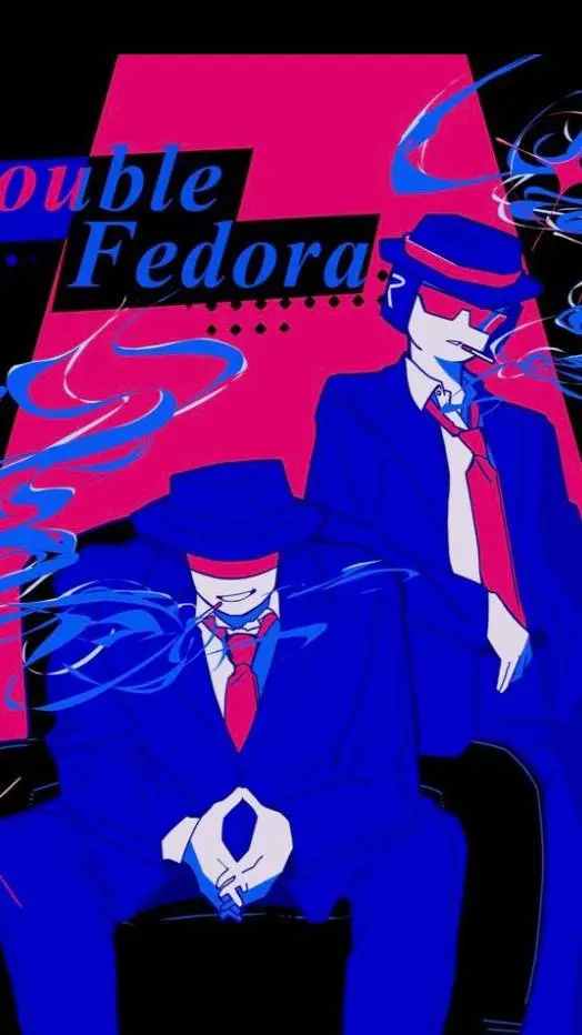 ai character: double fedora~ background
