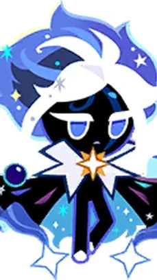 ai character: Stardust cookie background