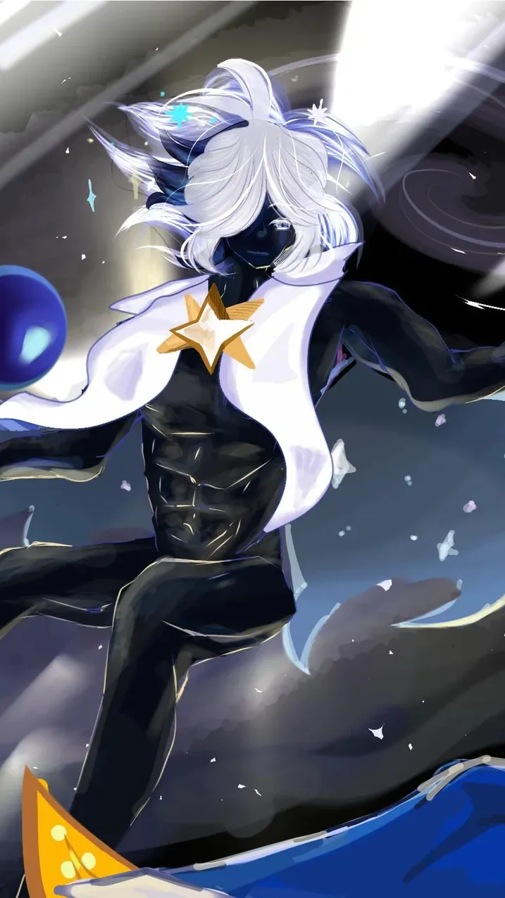 ai character: Stardust cookie background