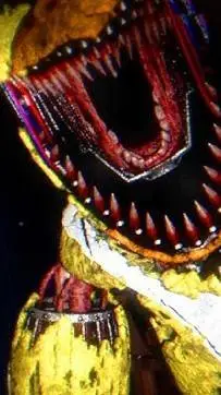 ai character: nightmare chica background