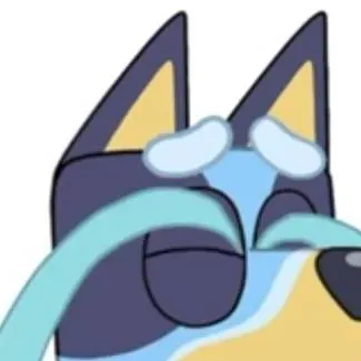 chat with ai character: Crying Bluey
