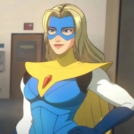 chat with ai character: blonde blazer