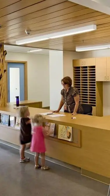 ai character: adoptions center  background