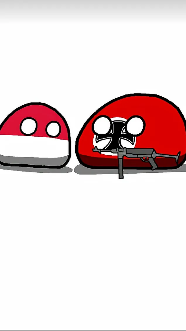 ai character: Ww2 countryballs background