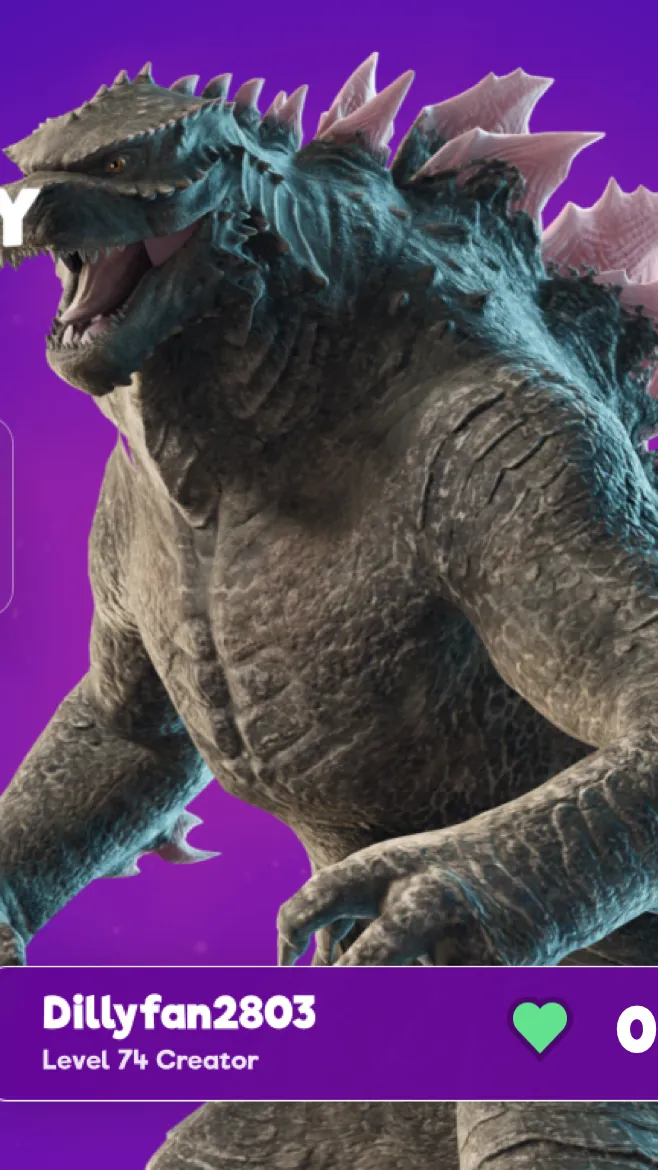 ai character: Godzilla background