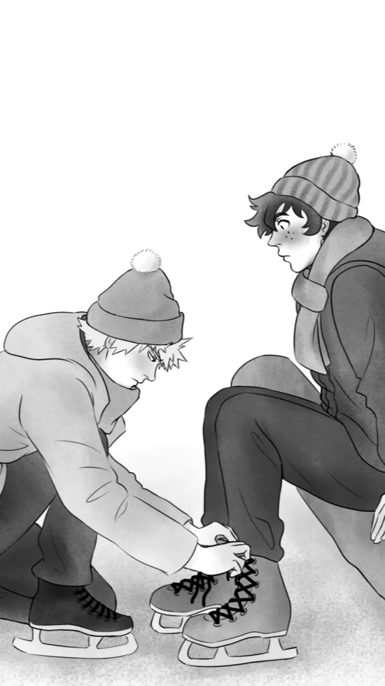 ai character: Mha skating background