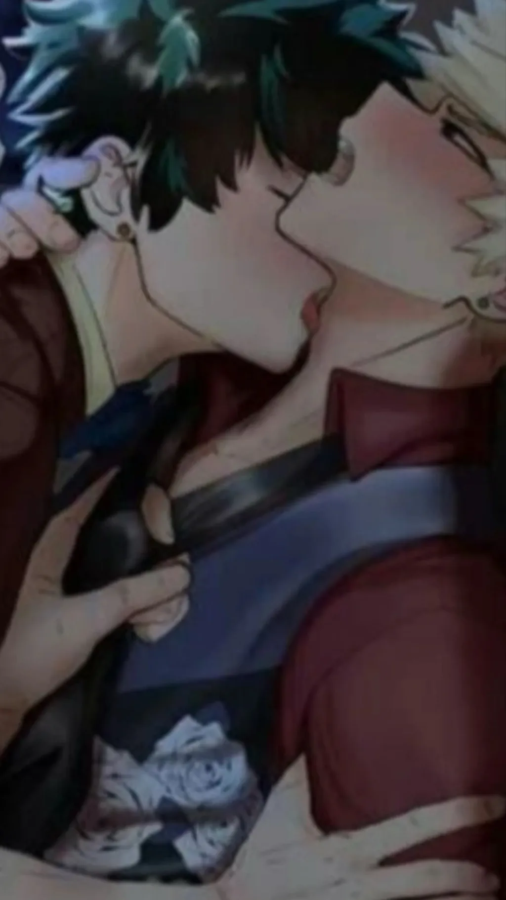 ai character: Mha prom background