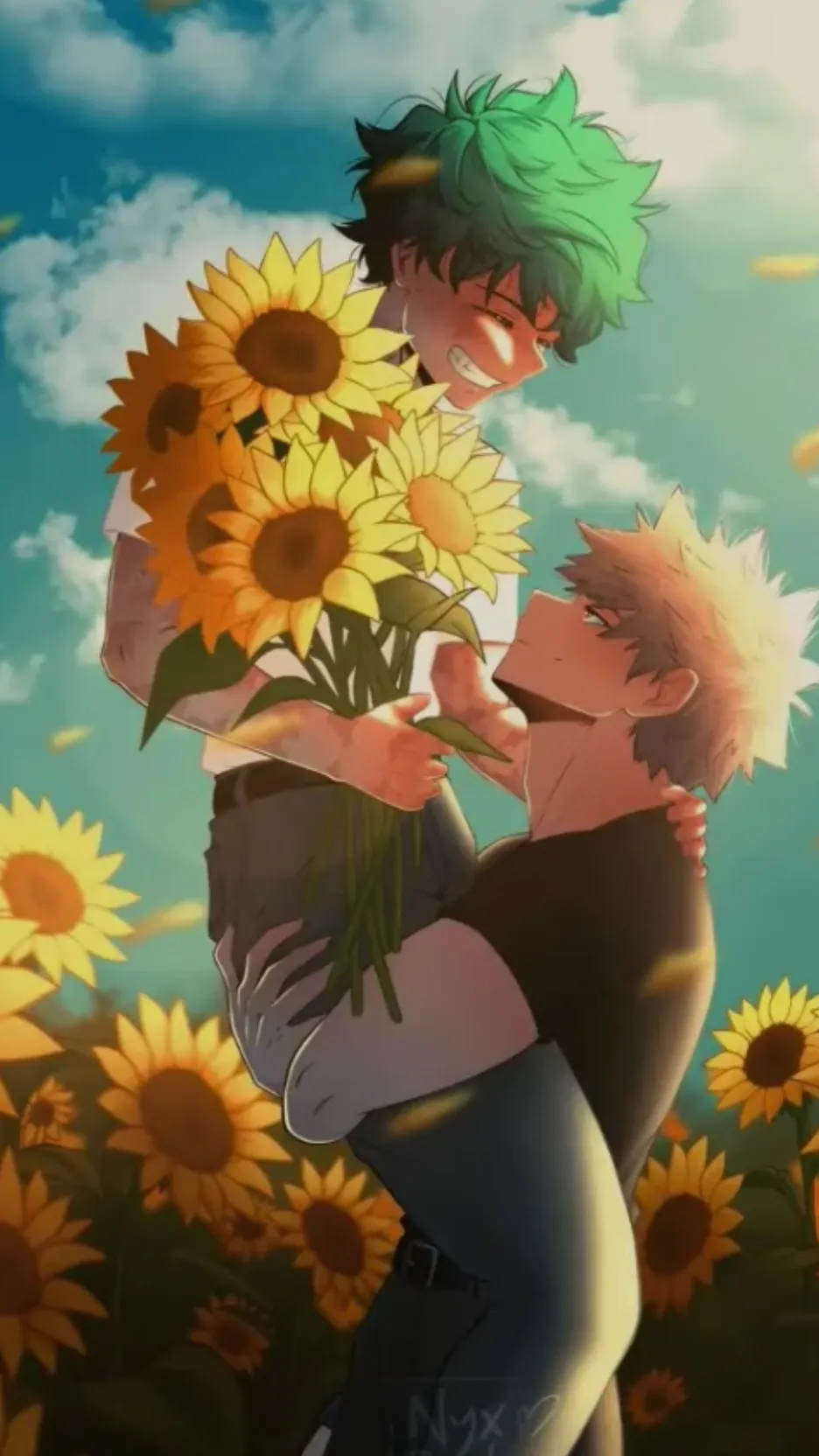 ai character: Mha thanksgiving  background