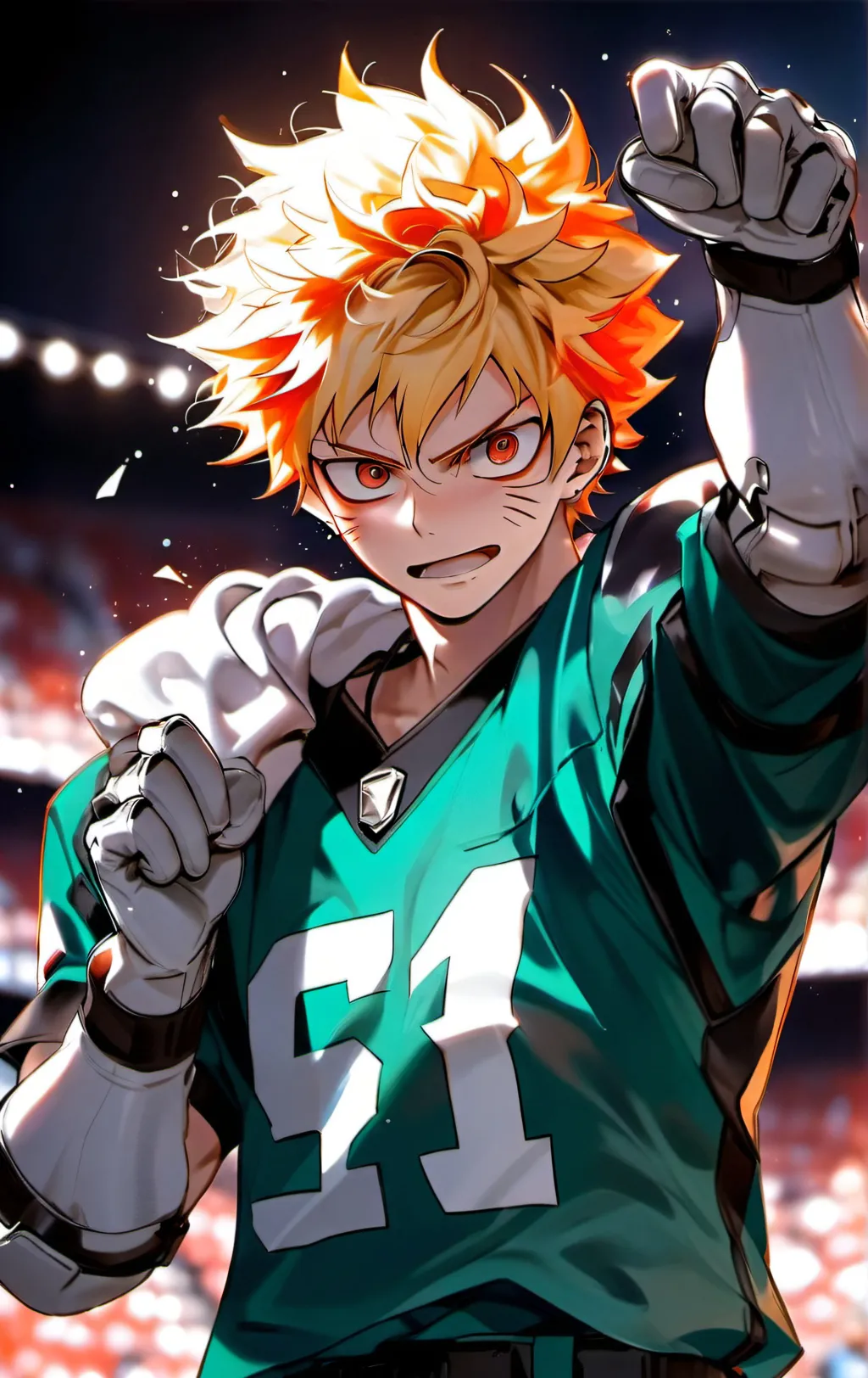 chat with ai character: Football MHA!…