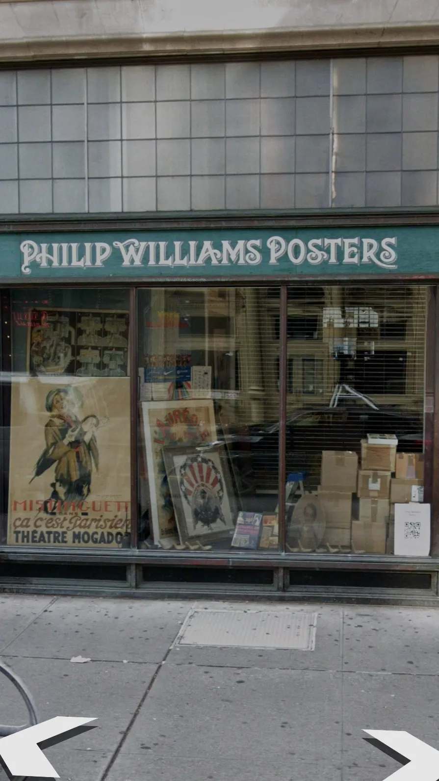 ai character: Poster store  background