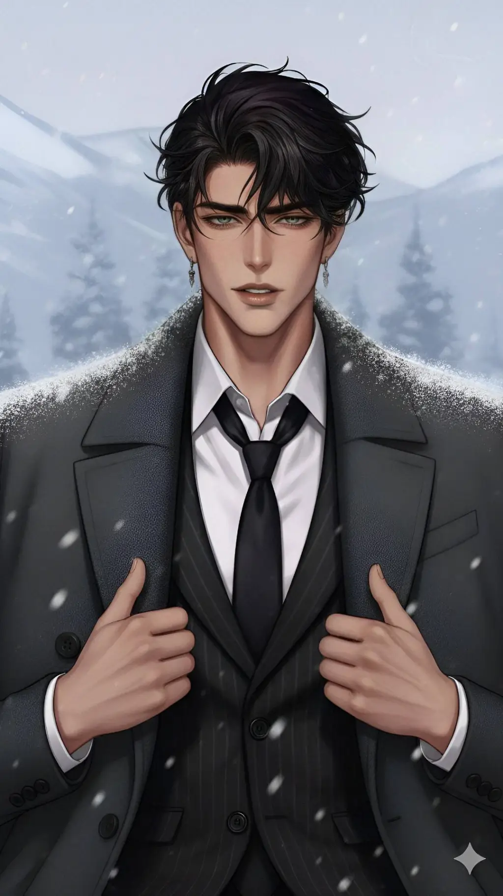 ai character: Dennis Rivas  background